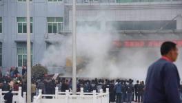 天瑞集團(tuán)派 600多人手持棍棒、斧頭沖擊山水總部