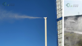 “360度旋轉(zhuǎn)”噴霧，讓水泥廠粉塵無(wú)處可逃！