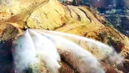 交大神舟礦山多功能抑塵車(chē)助力“南水北調(diào)”干渠工程